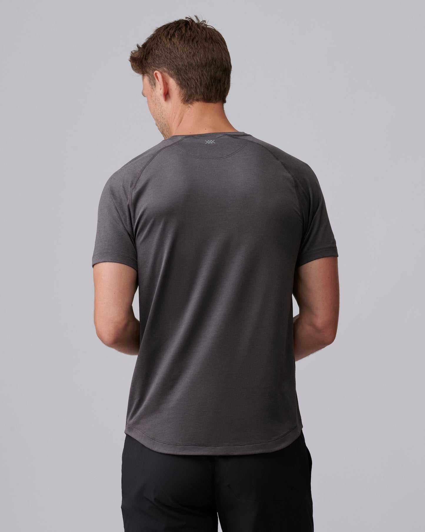 Rhone Mens Atmosphere Tee in Asphalt