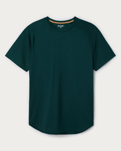 Rhone Mens Atmosphere Tee in Moss Green