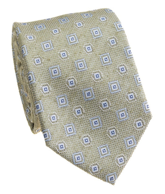 Pacific Silk 100% Silk Necktie in Sage Clip