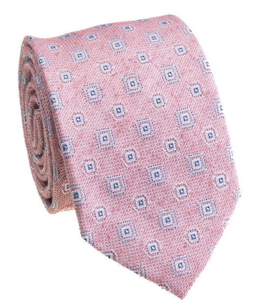 Pacific Silk 100% Silk Necktie in Pink Clip