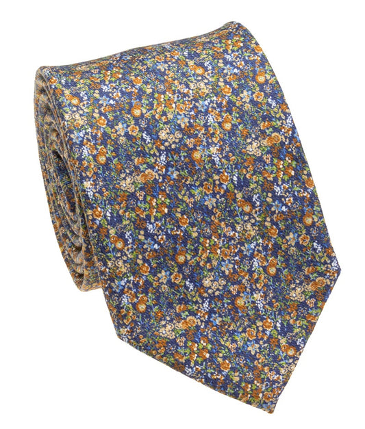 Pacific Silk 100% Silk Necktie in Green Abstract Pattern