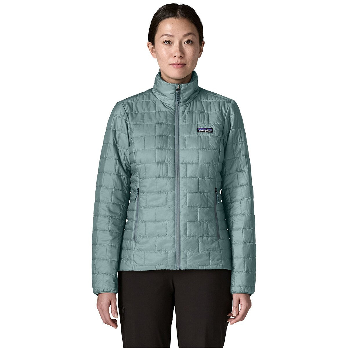 Womens Patagonia Nano Puff Jacket in Blue Sage