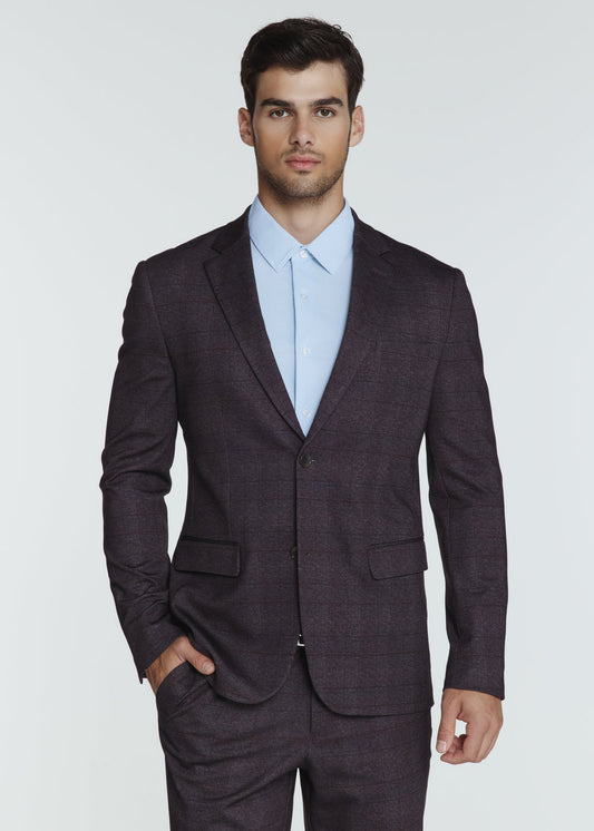 7 Diamonds Mens Alford Stretch Blazer in Dusty Mauve