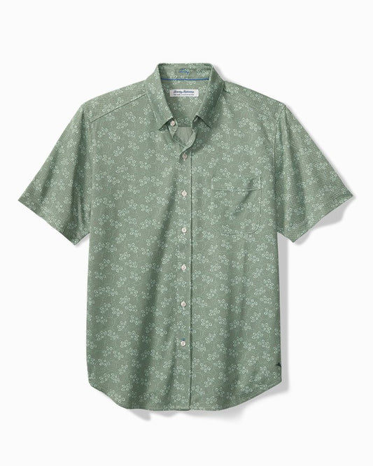 Tommy Bahama San Lucio Lotus Sport Shirt in Highland Green