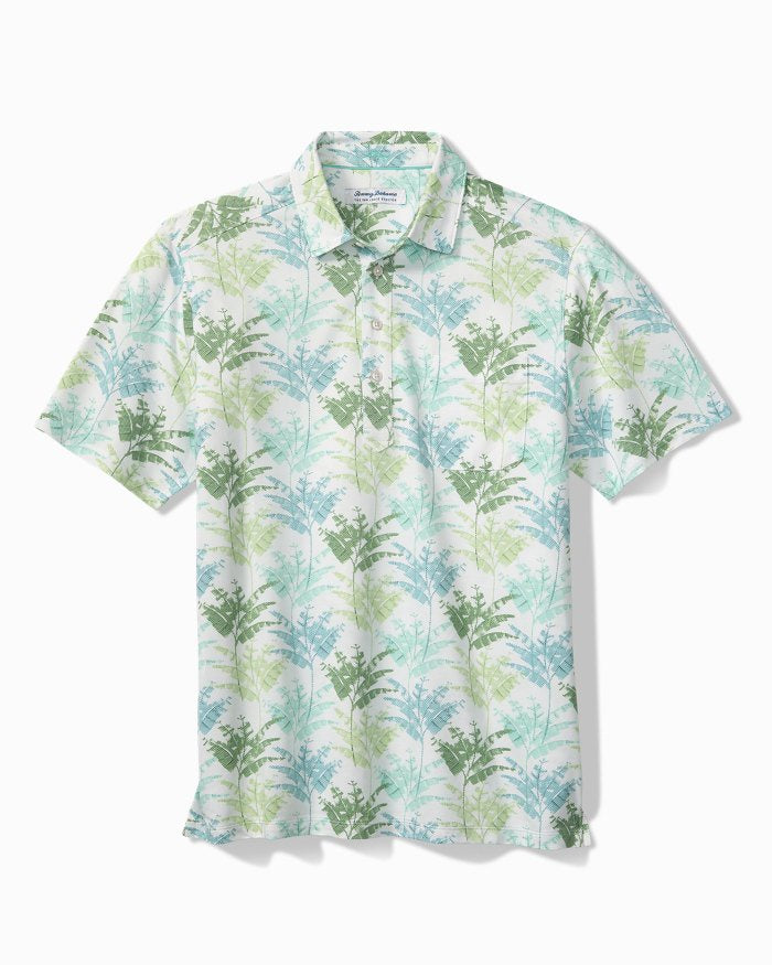 Tommy Bahama San Lucio Verde Palms Short Sleeve Sportshirt in Elm