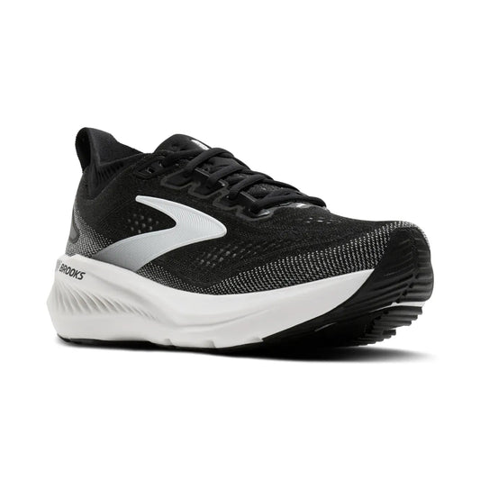 Womens Brooks Glycerin GTS 23 Running Shoe in Black/Grey/White