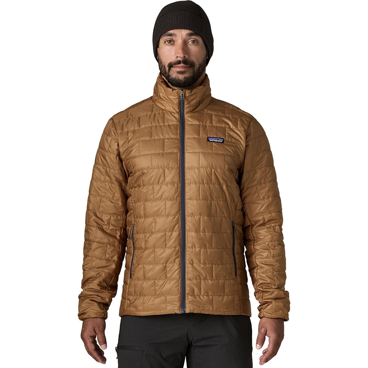 Patagonia Mens Nano Puff Jacket in Deer Brown