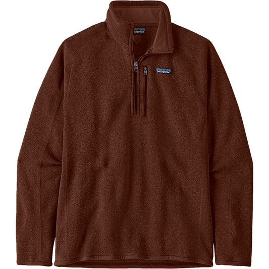 Patagonia Mens Better Sweater Quarter Zip in Dried Vanilla