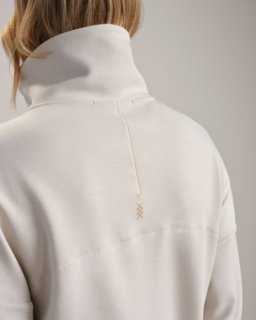 Womens Rhone Dreamglow Half Zip in Sand