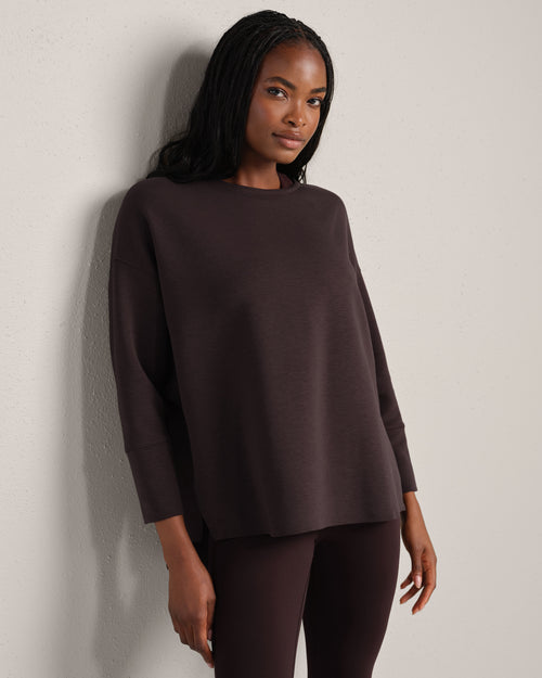 Womens Rhone Dreamglow Pullover in Dark Espresso