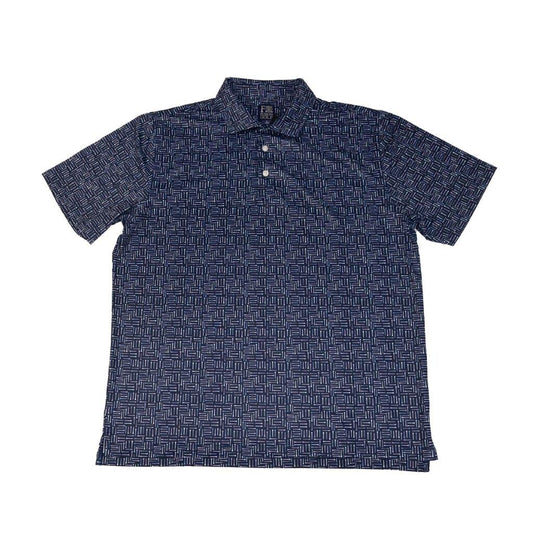 F/X Fusion Printed Tee Time Polo in Lilac
