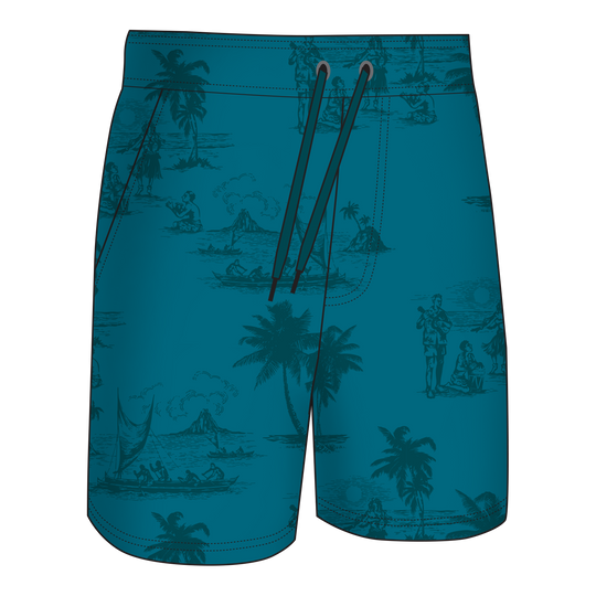 2 UNDR Juicy 2-in-1 Short in Paradise