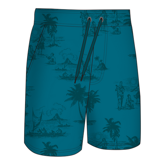 2 UNDR Juicy 2-in-1 Short in Paradise