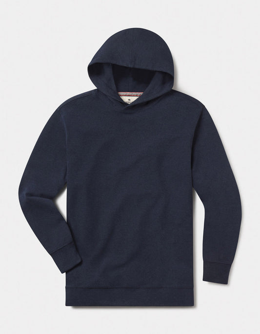 The Normal Brand Puremeso Essential Hoodie in Navy