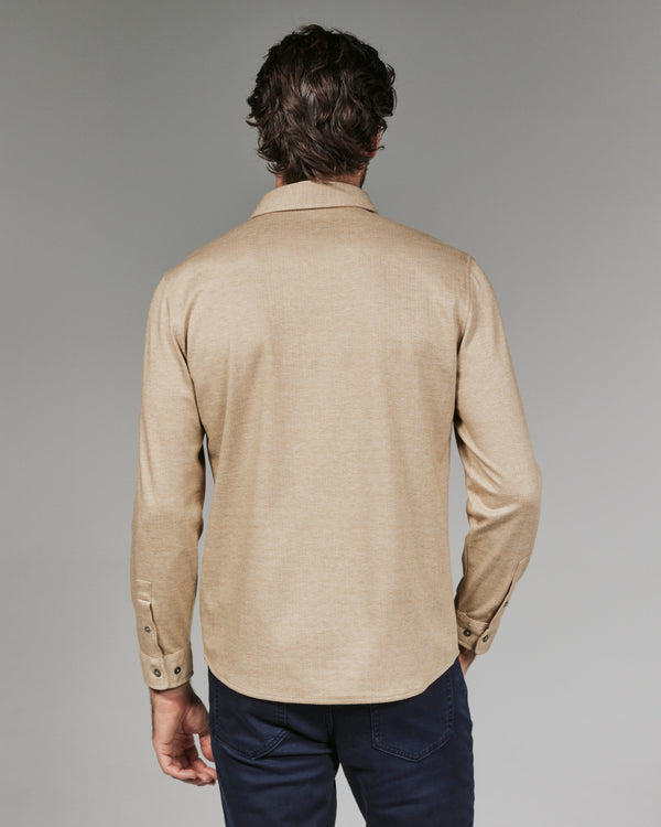 7 Diamonds Generation™ Knit Shirt in Tan