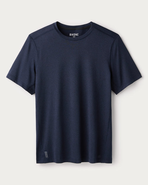 Rhone Mens Invictus V2 Short Sleeve Training Tee in True Navy