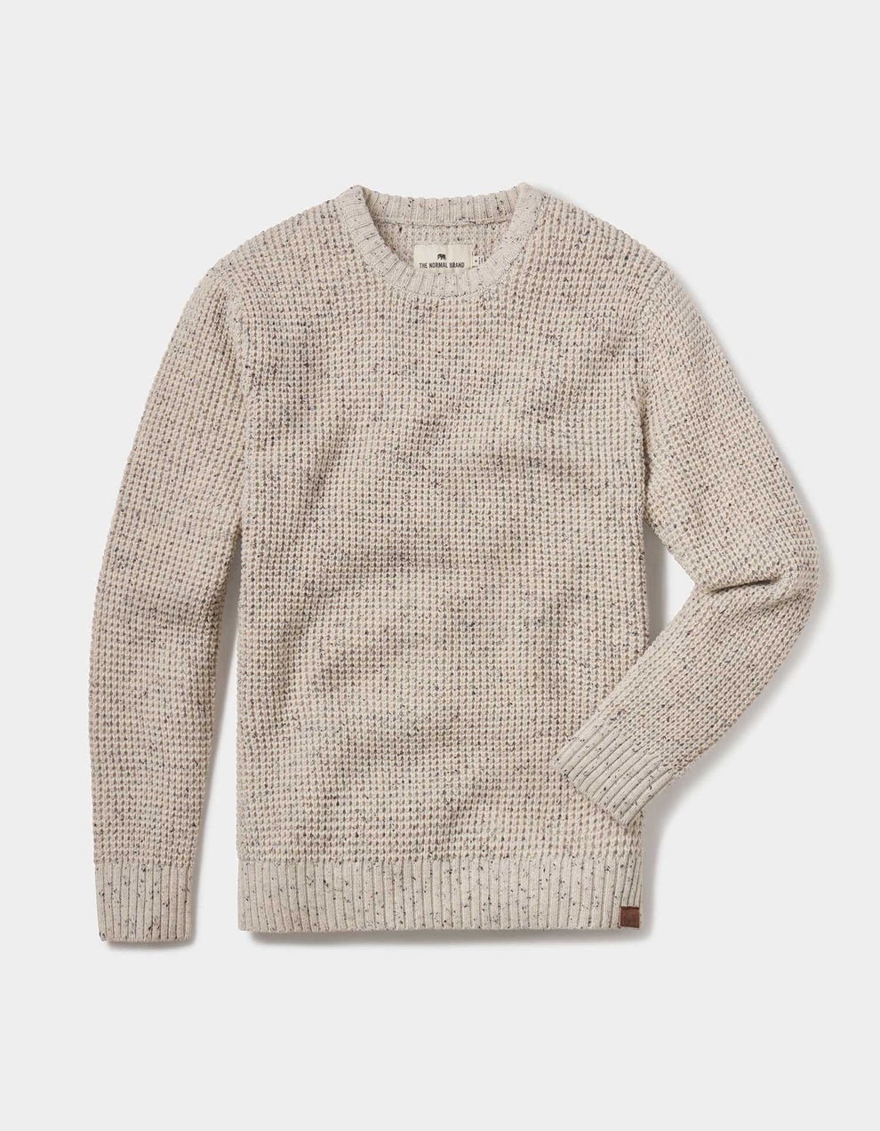 The Normal Brand Seawool Nep Crew in Cream