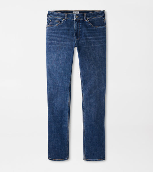 Peter Millar Crown Heritage Five Pocket Denim in Indigo Blue Wash