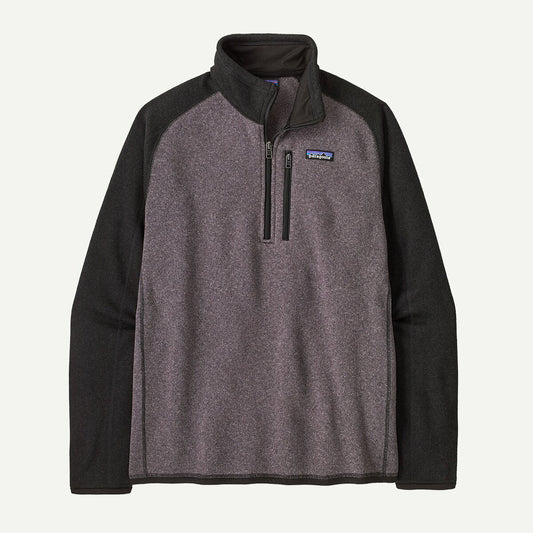 Patagonia Mens Better Sweater Quarter Zip in May Grey
