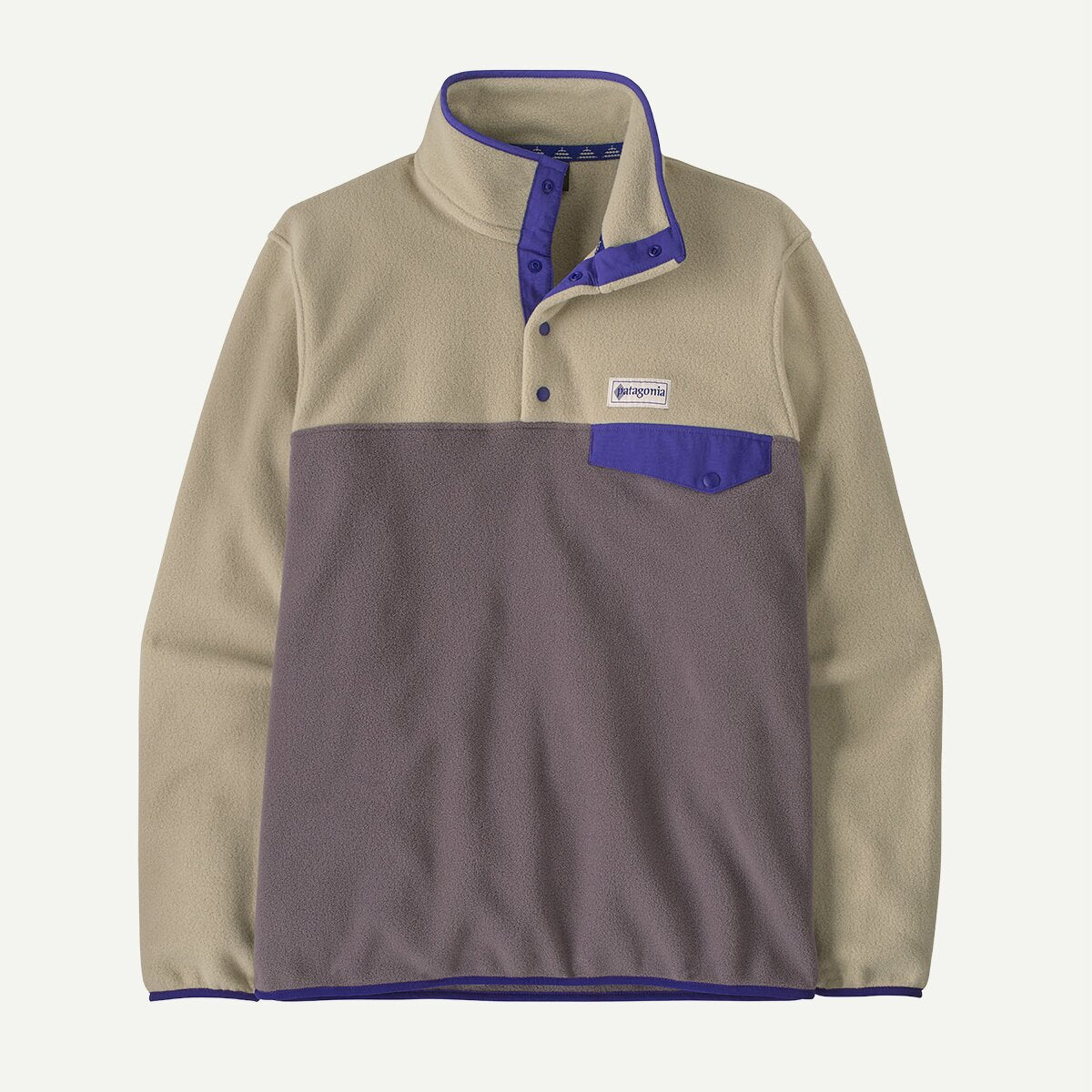 Patagonia Mens Lightweight Synchilla Snap-T Pullover in May Grey