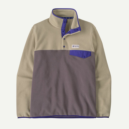 Patagonia Mens Lightweight Synchilla Snap-T Pullover in May Grey
