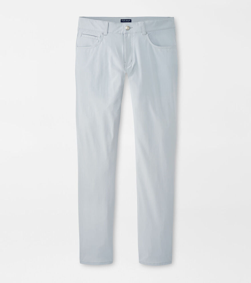 Peter Millar Bingham Performance Five-Pocket Pant in British Grey