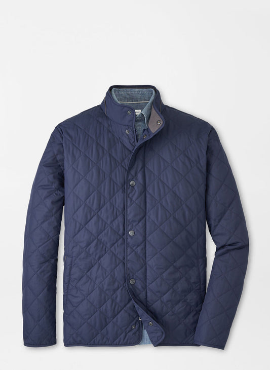 Peter Millar Suffolk Coat in Navy
