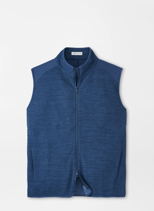 Peter Millar Vista Full-Zip Vest in Blue Haze