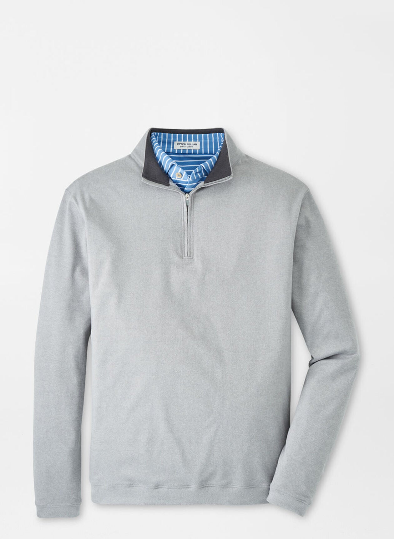 Peter Millar ArdentAir Performance Quarter-Zip in Gale Grey