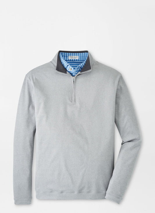 Peter Millar ArdentAir Performance Quarter-Zip in Gale Grey