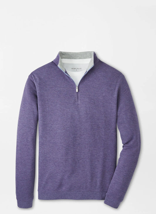 Peter Millar Crown Comfort Pullover in Deep Violet