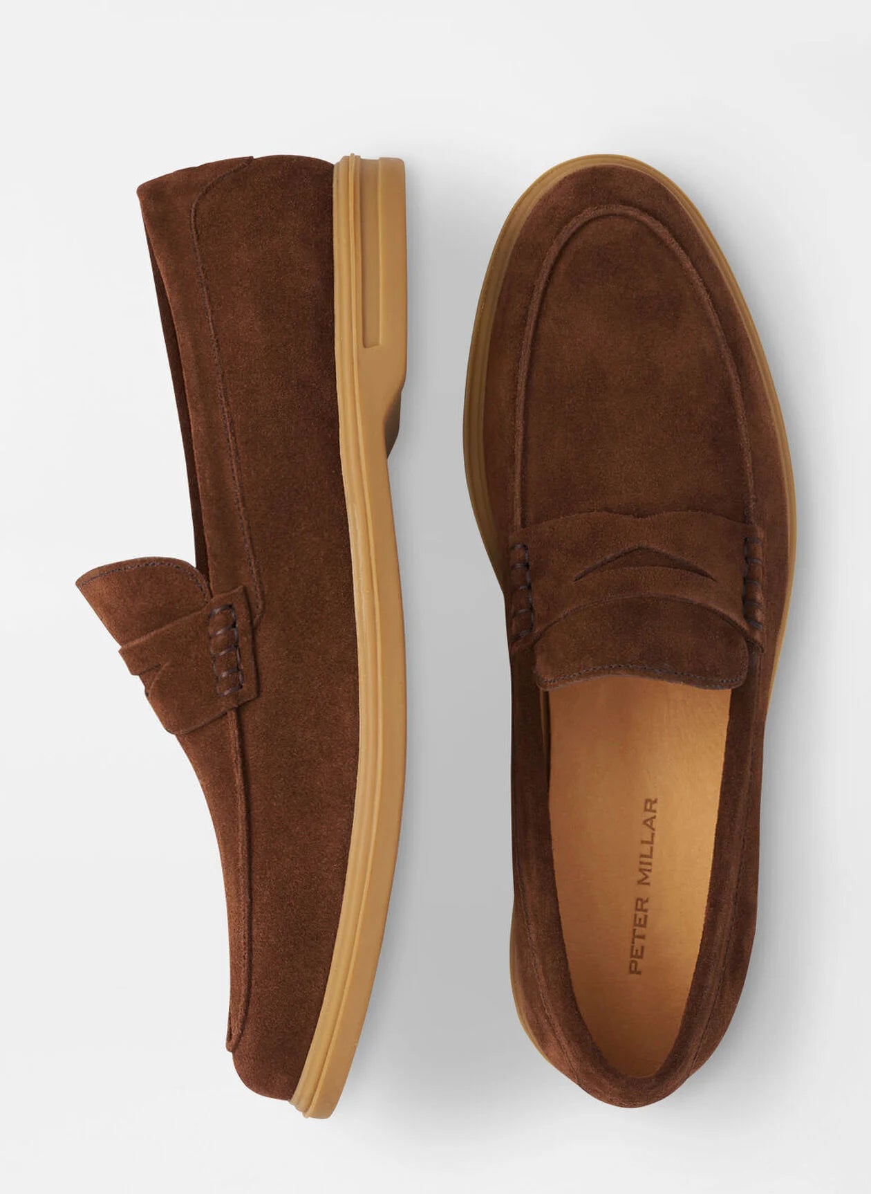 Peter Millar Excursionist Penny Loafer in Walnut