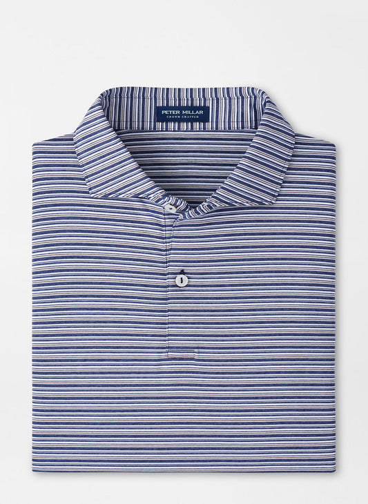 Peter Millar Chase Performance Jersey Polo in Navy