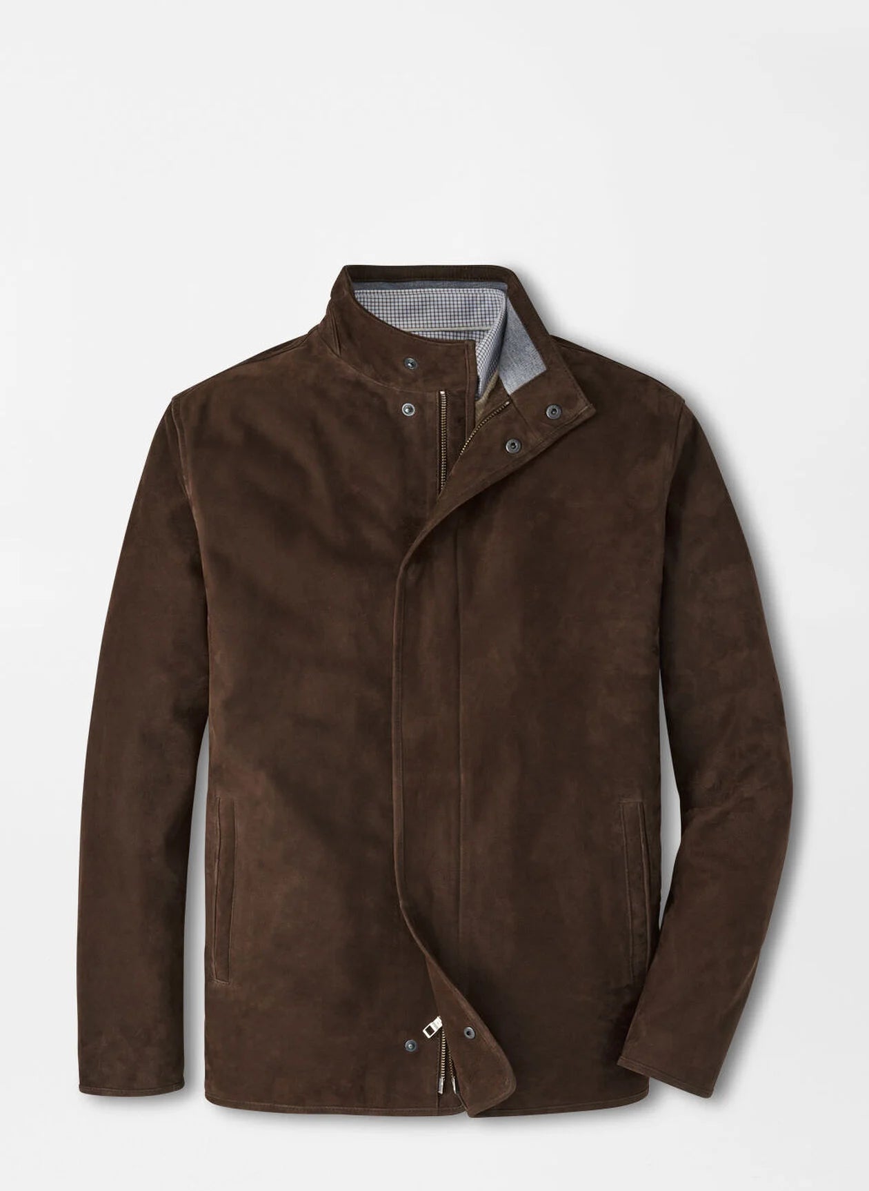 Peter Millar Norwalk Nubuck Coat in Espresso