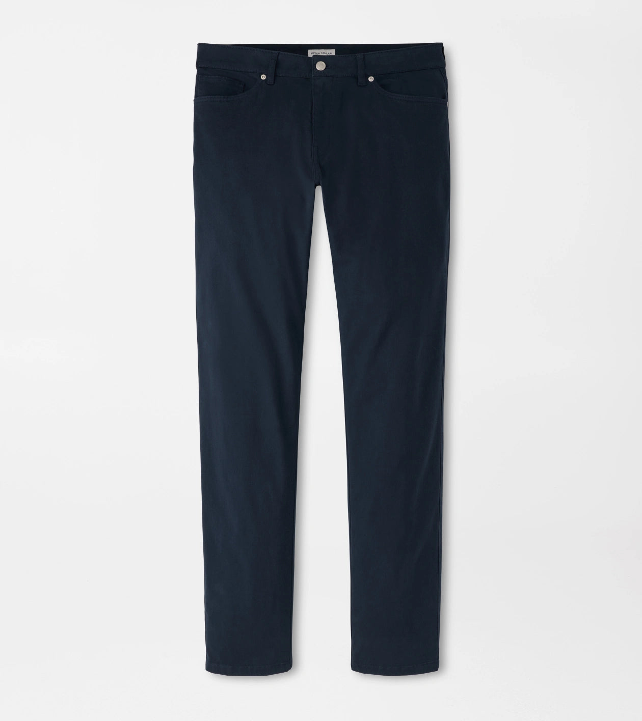 Peter Millar Signature Sateen Five-Pocket Pant in Midnight Navy