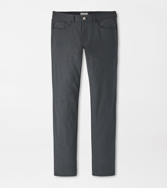 Peter Millar Brevard Performance Flannel Five-Pocket Pant in Iridium