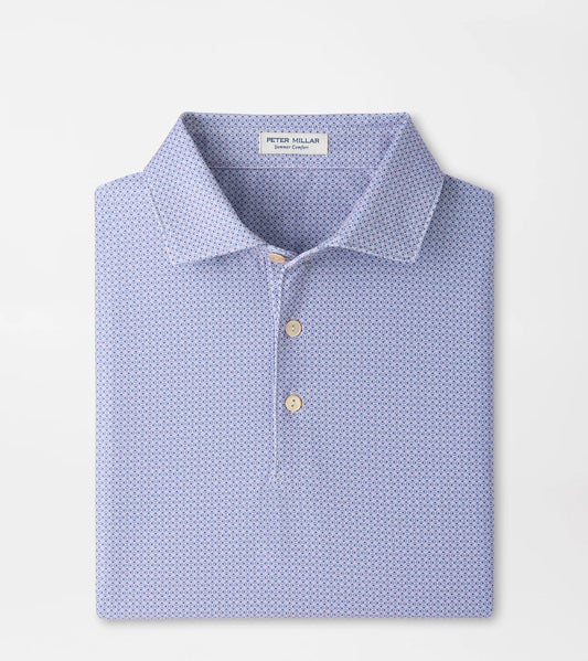 Peter Millar Rambla Performance Jersey Polo in Garden Violet