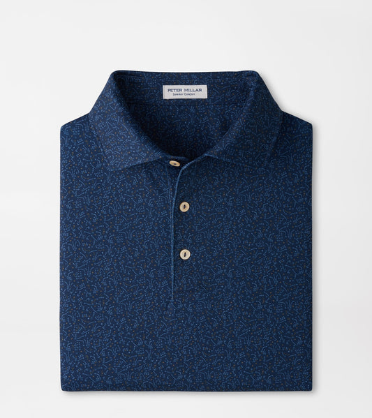 Peter Millar Winning Play Performance Jersey Polo in Navy