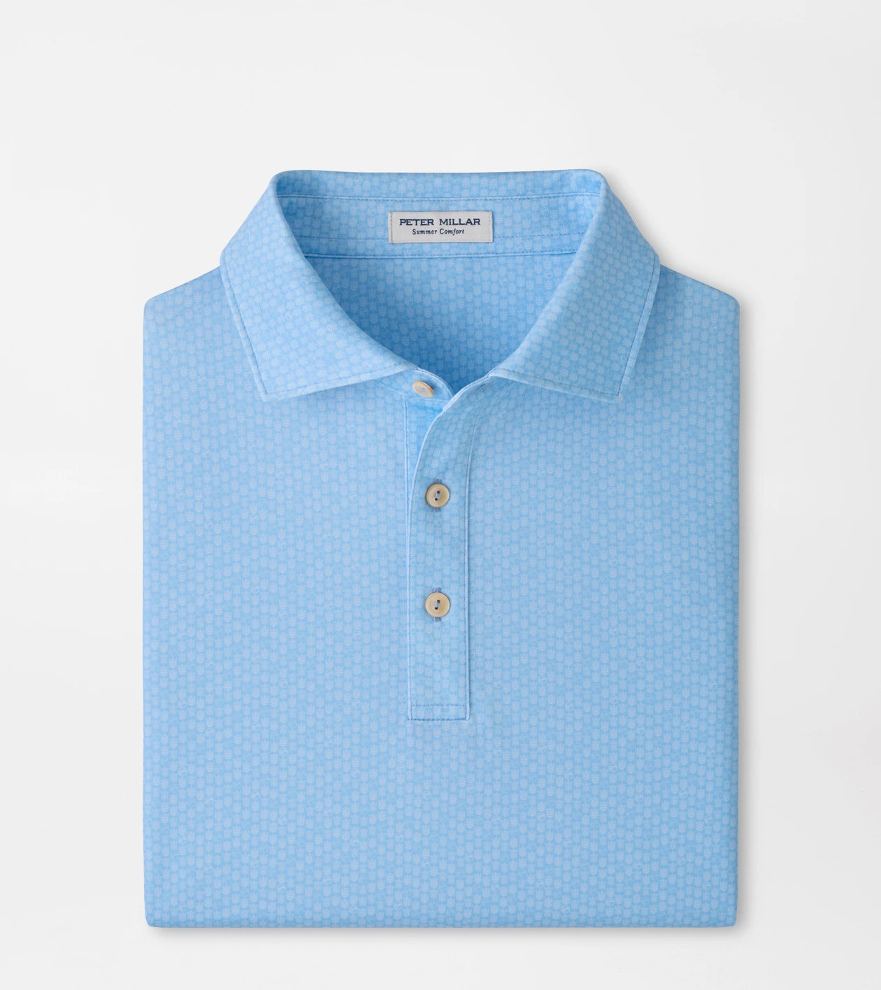 Peter Millar 25th Anniversary Performance Jersey Polo in Cottage Blue