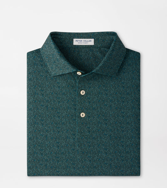 Peter Millar Transfusion Performance Jersey Polo in Pine Brook