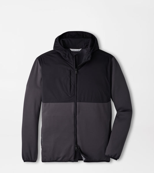 Peter Millar Vail Hoodie Jacket in Black