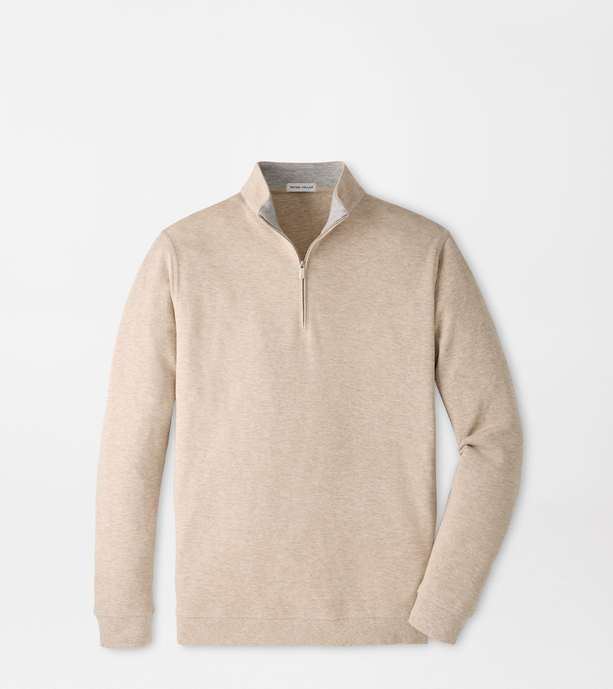 Peter Millar Crown Comfort Pullover in Stone