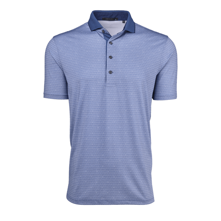 Greyson Block G Polo in Fjord Hornor & Harrison