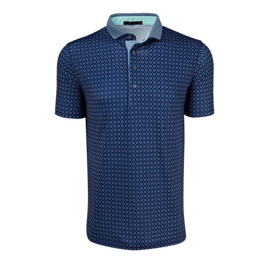 Greyson Ghost Dreamer Polo in Maltese Blue