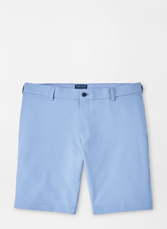 Peter Millar Matlock Seersucker Performance Short in Angelite