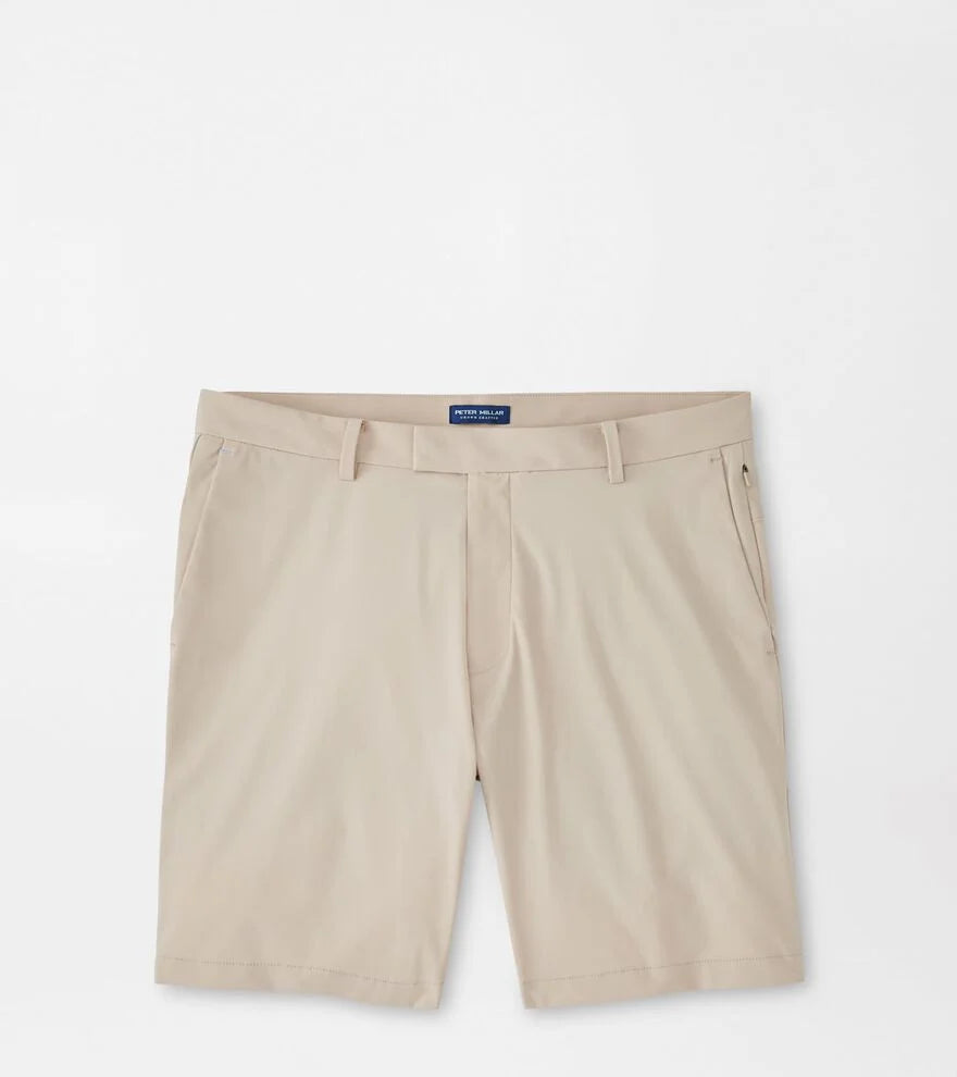 Peter Millar Bingham Performance Short in Khaki