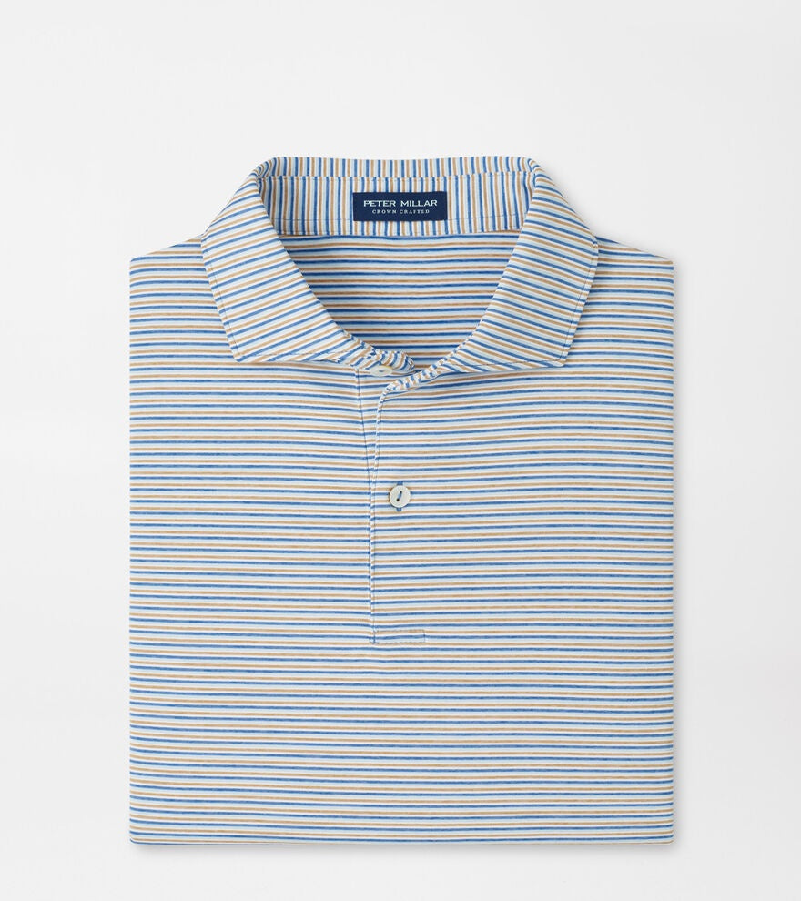 Peter Millar Alda Performance Jersey Polo in Dusk Blue