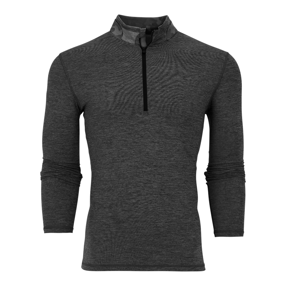 Greyson Guide Sport Quarter Zip in Dark Grey