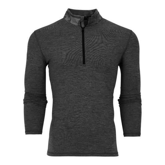 Greyson Guide Sport Quarter Zip in Dark Grey