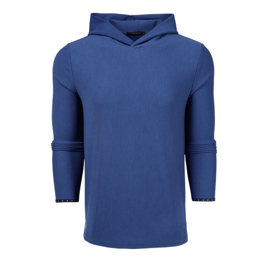 Greyson Traverse Waffle Hoodie in Falcon